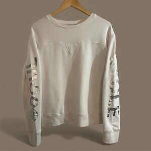 SoulCycle White Crew Neck Sweatshirt